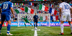 2006年德国世界杯决赛意大利对阵法国点球大战高清回放